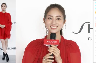 堀田茜、真っ赤なミニ丈で美脚披露／SHISEIDO「ULTIMUNE with LISA POP UP EVENT」オープニングイベント