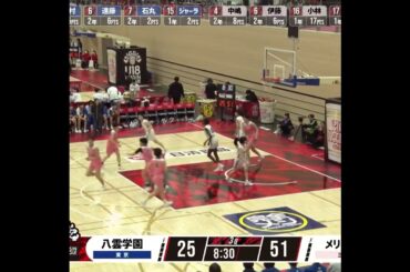 U16日本代表 #四日市メリノール学院 (三重県) #小林蘭(#16) がインサイドを支配😤出場20分でなんと27得点‼