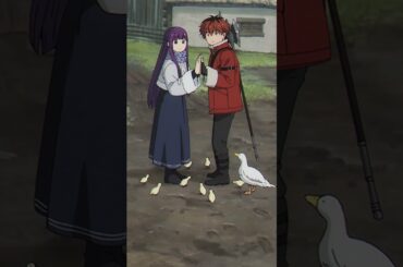 「北部高原の常識怖い…」「激やばですね…」／『#葬送のフリーレン』第2期第37話「ヒンメルの自伝」より