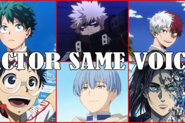 My Hero Academia Final Season all Voice Actor Character Anime dub japan