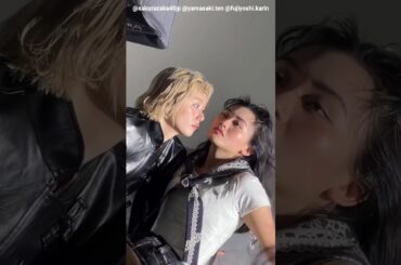 山﨑天 藤吉夏鈴 発売中の『ViVi 5月号』撮影風景♪櫻坂46