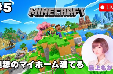 #5 【Minecraft】理想のマイホーム建てる
