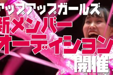 アップアップガールズ新メンバーオーディション2026開催！！