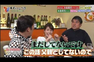 【ダウンタウンなう】永島優美・永島昭浩眉毛を整えるとキレる！　　恋愛の話になると不機嫌になる　娘の彼氏に会う？会わない