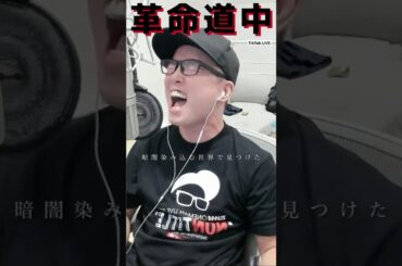 ダンダダンOP『革命道中/アイナ･ジ･エンド』リクエストに応えて歌ってみた。【虹色侍ずま】#Shorts