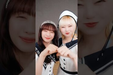 【まややす】笑顔が素敵すギルティ🤗💜💚 #真山りか #安本彩花 #えびちゅう #えびラブ #すギルティ