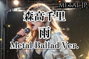 森高千里【雨 Metal Ballad Ver.】AIメタル女子がカバーした　AI cover J-Rock