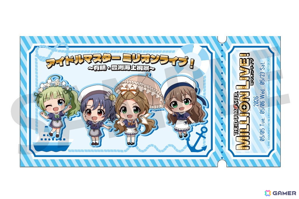 乗船特典チケット風クリアカード（イメージ）