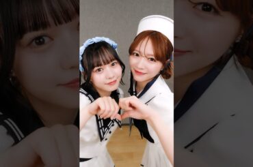 【🩵+🤎＝？】みなさんにとってこの2人のコンビ名は？？？　#中山莉子  #仲村悠菜 #えびちゅう #すギルティ #えびちゅう