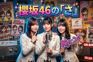 🤭 大園玲の独特なツッコミ炸裂！中嶋優月＆向井純葉のわちゃわちゃ3期生 | 櫻坂46の「さ」