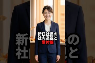 ㊗️30万回再生 新任社長の社内巡視と受付嬢 #おもしろ #ジョーク #スカッと