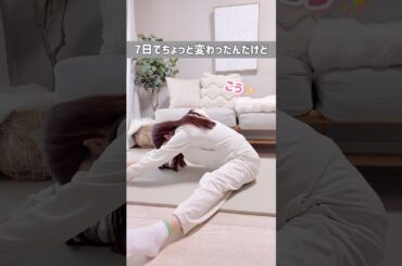 7日でちょっと変わったストレッチ、これやってました