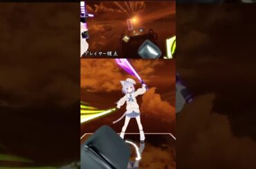 ビートセイバーで 星降る海 (月見ヤチヨ cv. 早見沙織) | Netflix映画『超かぐや姫！』挿入歌 #shorts