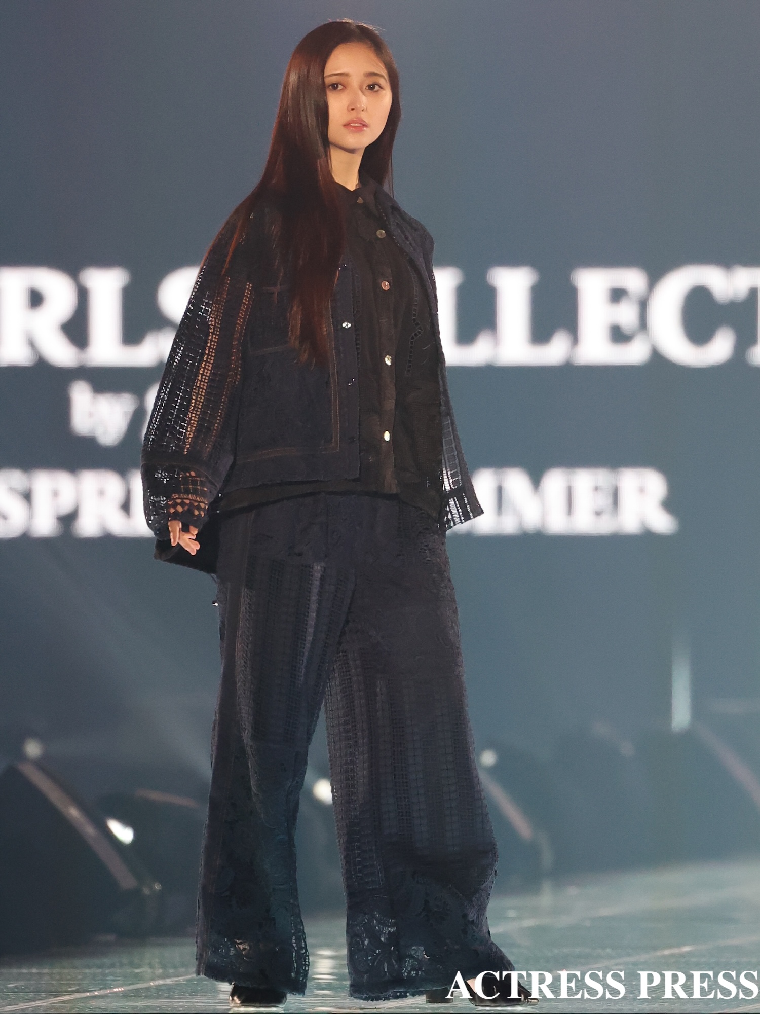 井上和／2026年3月14日、国立代々木競技場　第一体育館にて開催の『TGC 2026 S/S）』にて。撮影：ACTRESS PRESS編集部