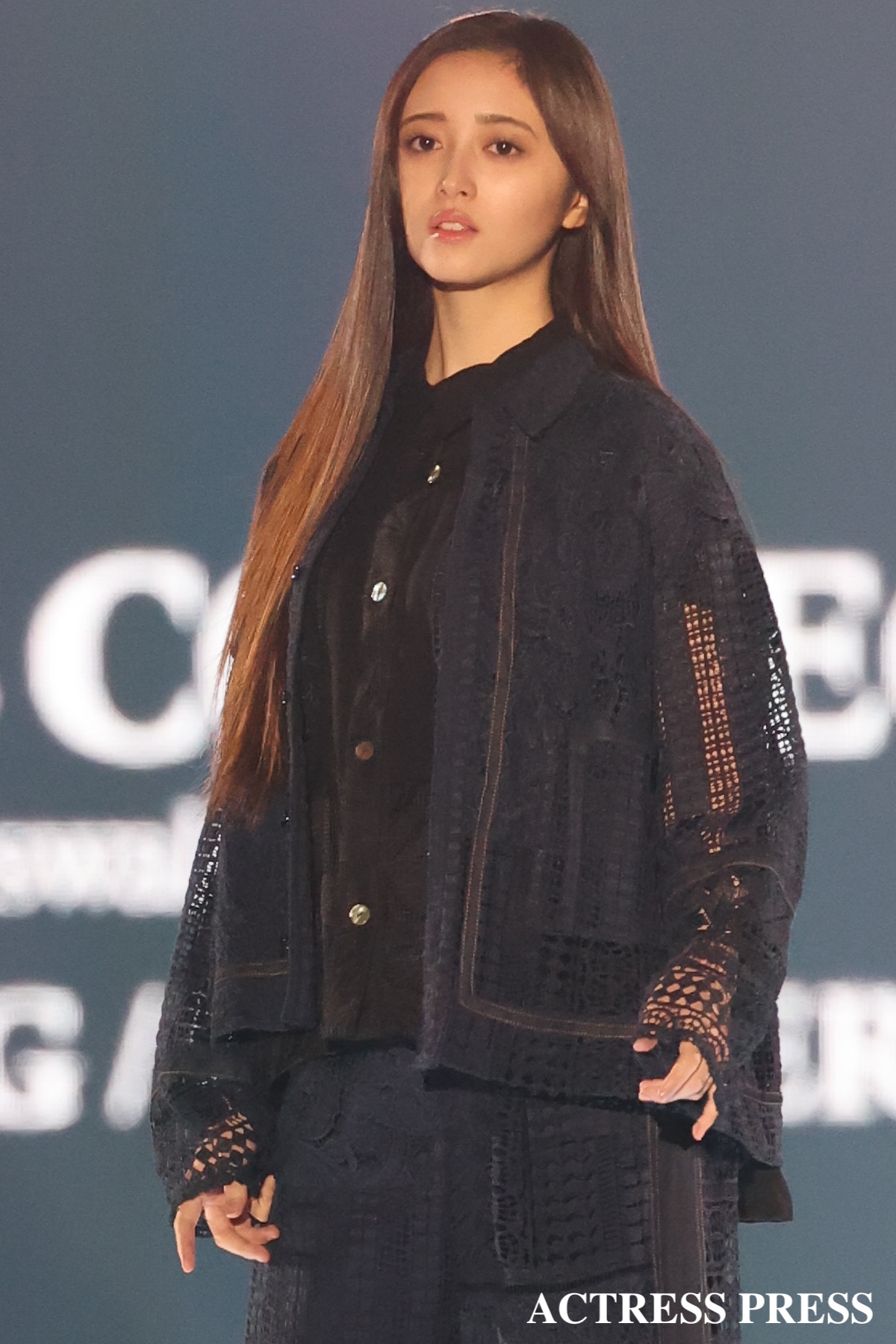 井上和／2026年3月14日、国立代々木競技場　第一体育館にて開催の『TGC 2026 S/S）』にて。撮影：ACTRESS PRESS編集部