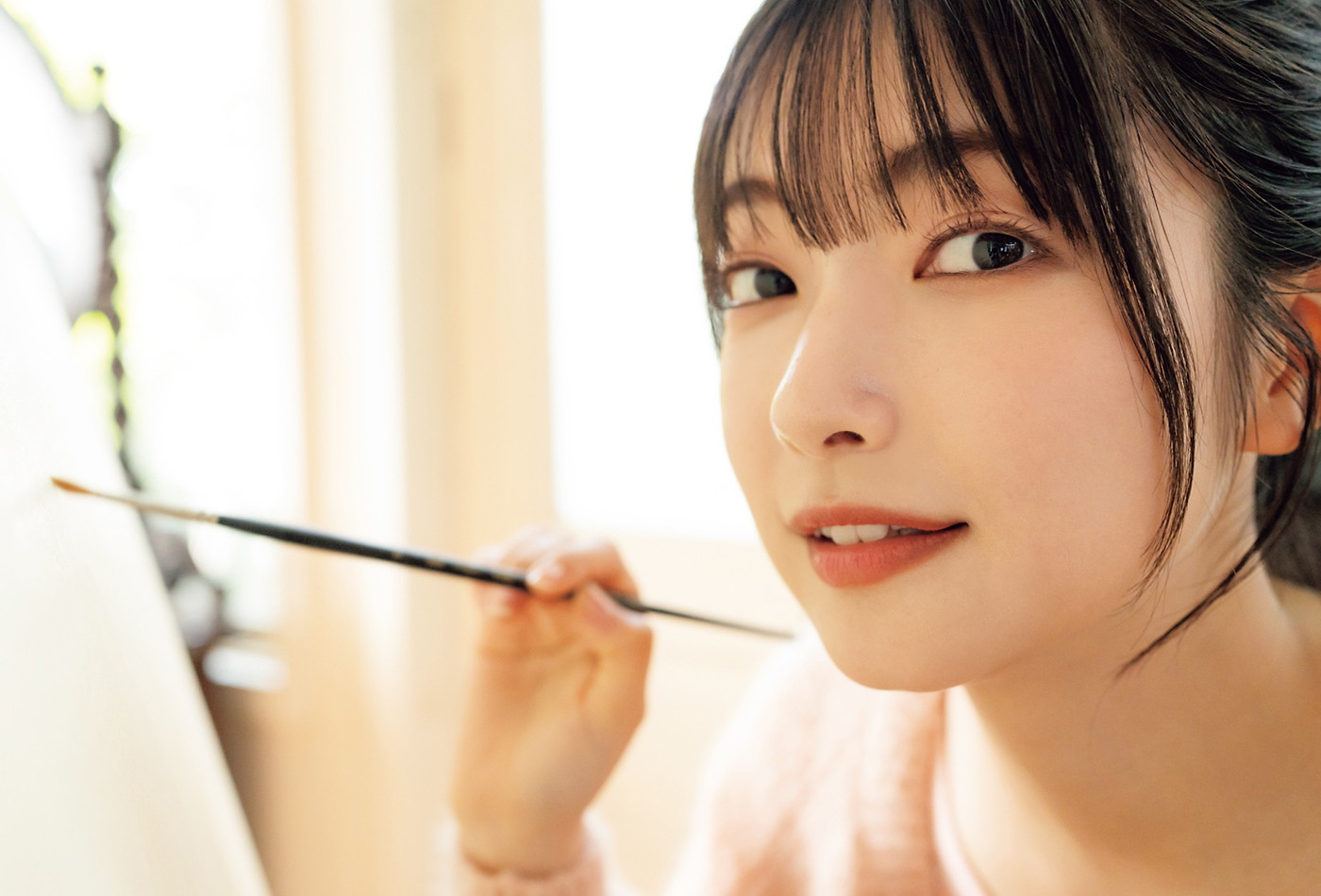 櫻坂46大園玲『グラビアチャンピオン』VOL.3収録カット公開！ 裏表紙＆巻末特集には、日向坂46渡辺莉奈が登場 - 画像一覧（4/6）