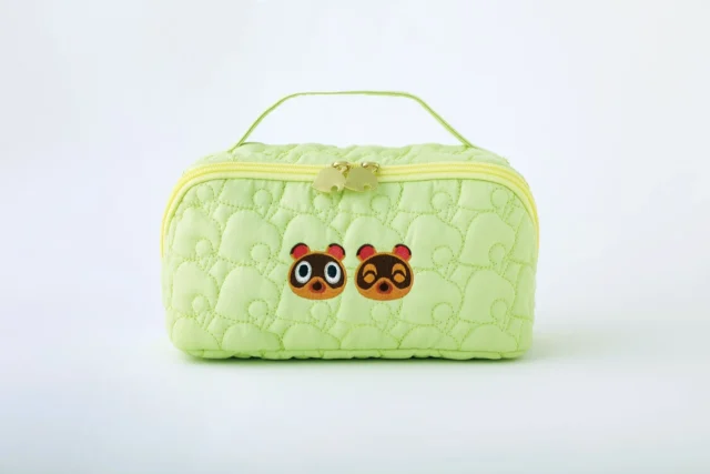 どうぶつの森葉っぱ柄キルティング大容量ポーチBOOK