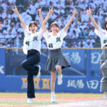 【ロッテ】乃木坂野球部のメンバーが来場 柴田柚菜はノーバン、小川彩がツーバン投球で盛り上げる – スポーツ報知