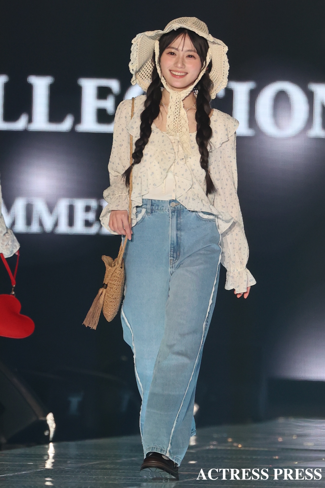 川﨑桜／2026年3月14日、国立代々木競技場　第一体育館にて開催の『TGC 2026 S/S）』にて。撮影：ACTRESS PRESS編集部