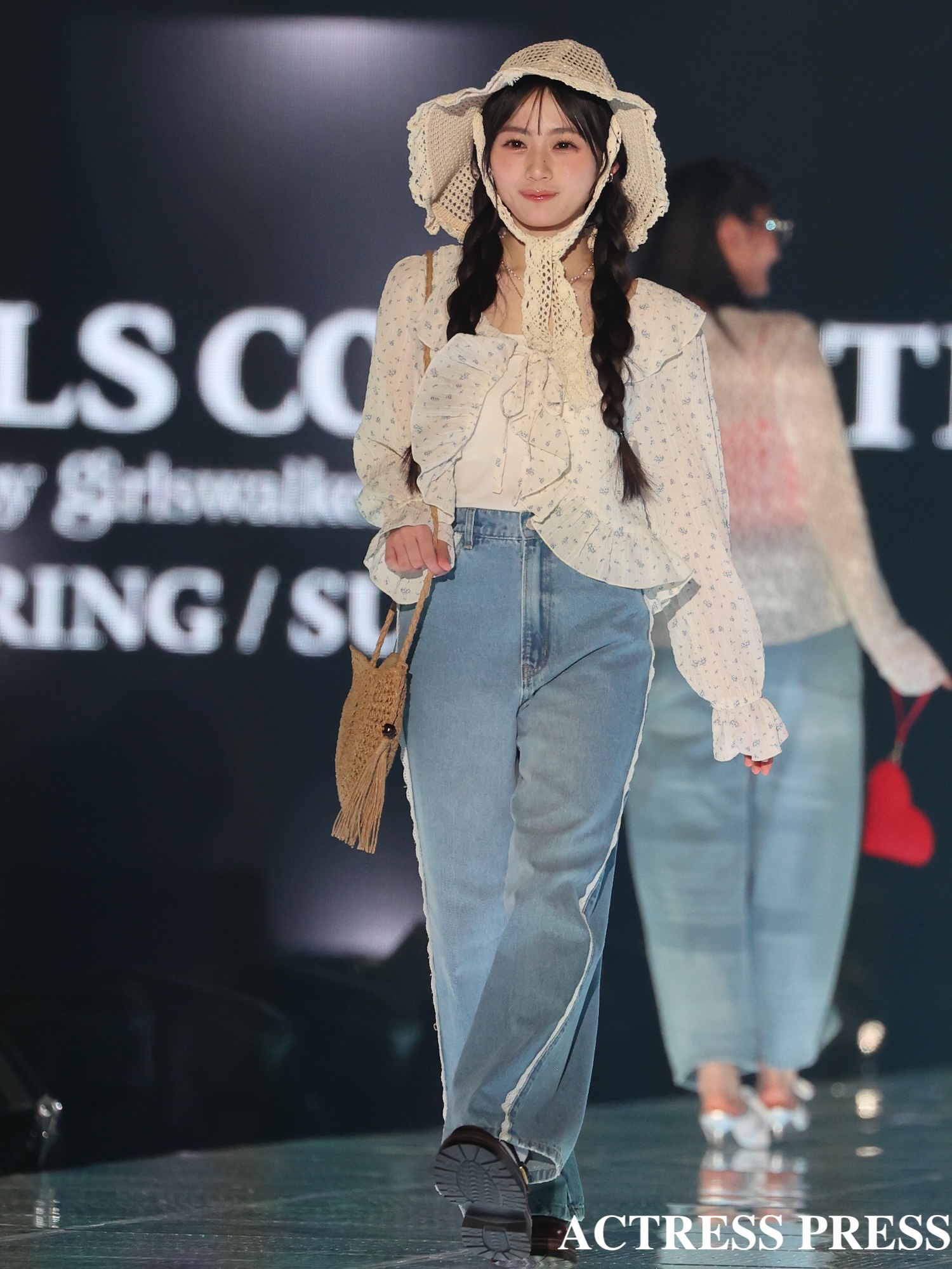 川﨑桜／2026年3月14日、国立代々木競技場　第一体育館にて開催の『TGC 2026 S/S）』にて。撮影：ACTRESS PRESS編集部