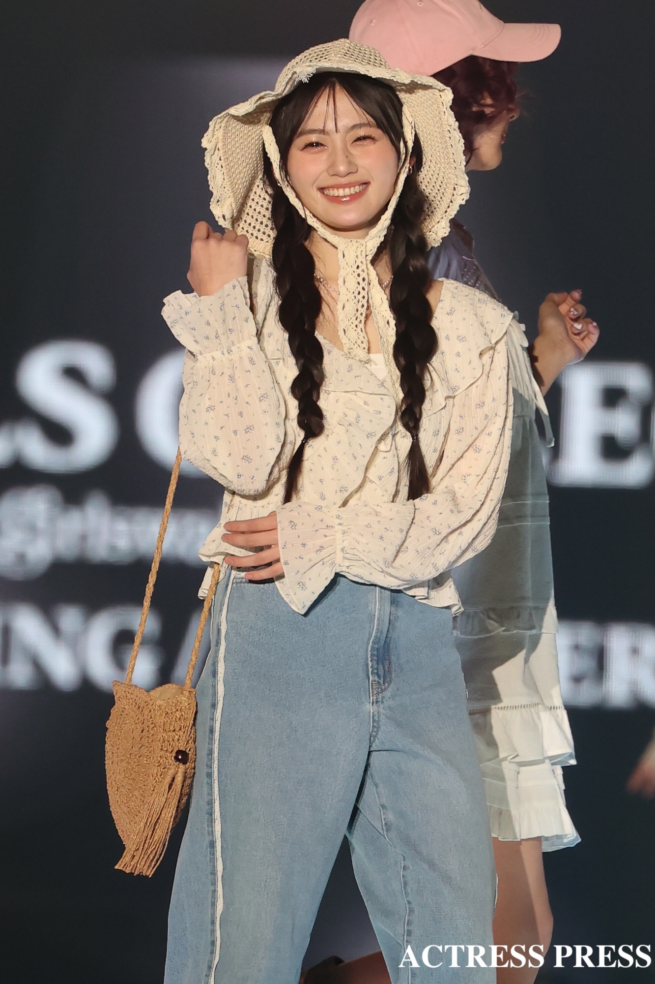 川﨑桜／2026年3月14日、国立代々木競技場　第一体育館にて開催の『TGC 2026 S/S）』にて。撮影：ACTRESS PRESS編集部