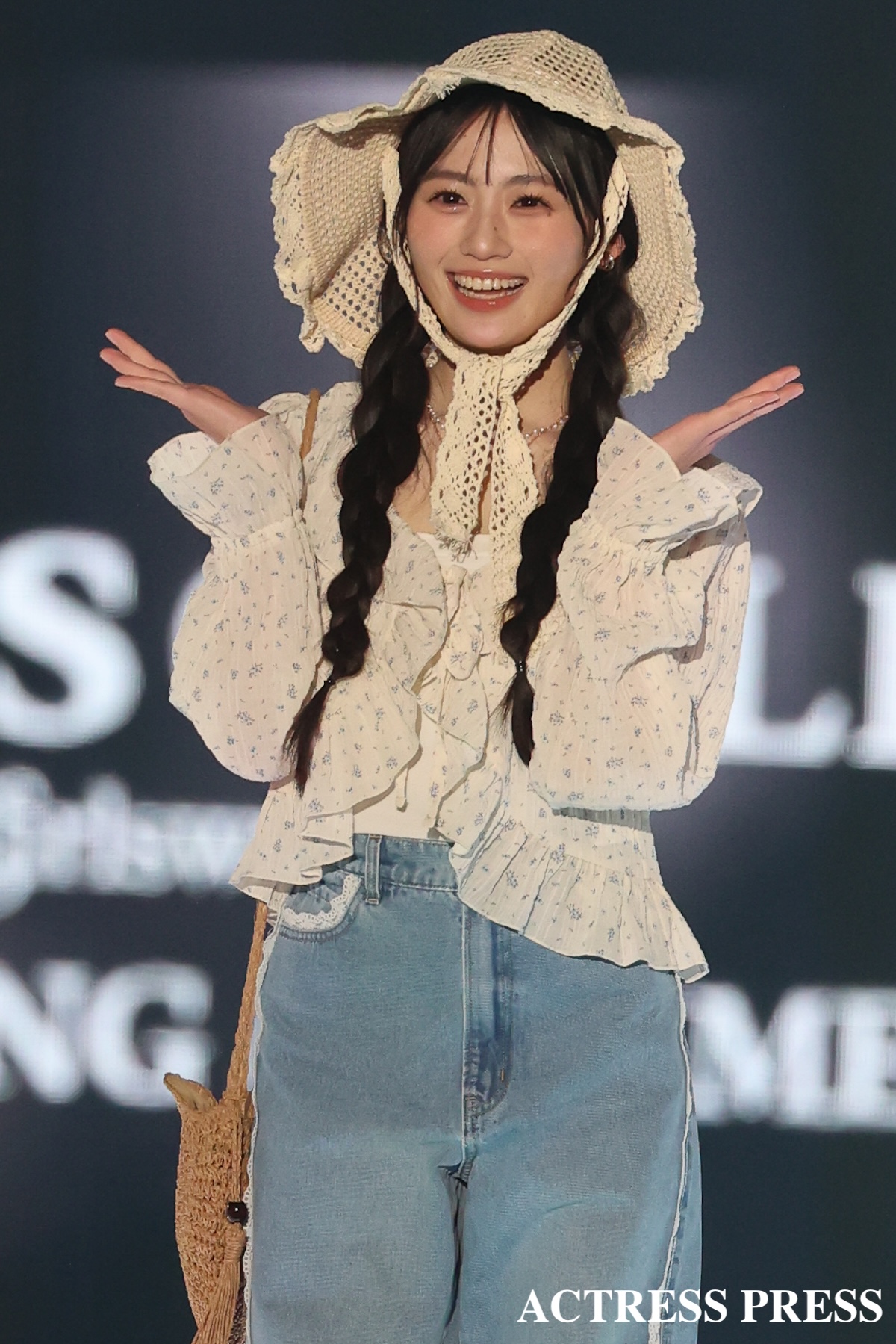 川﨑桜／2026年3月14日、国立代々木競技場　第一体育館にて開催の『TGC 2026 S/S）』にて。撮影：ACTRESS PRESS編集部