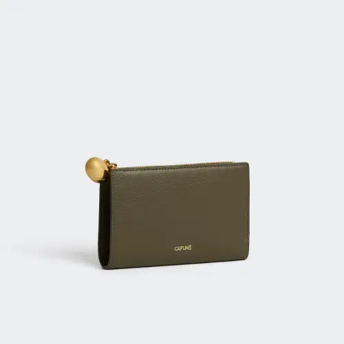 Egg Long Wallet Moss