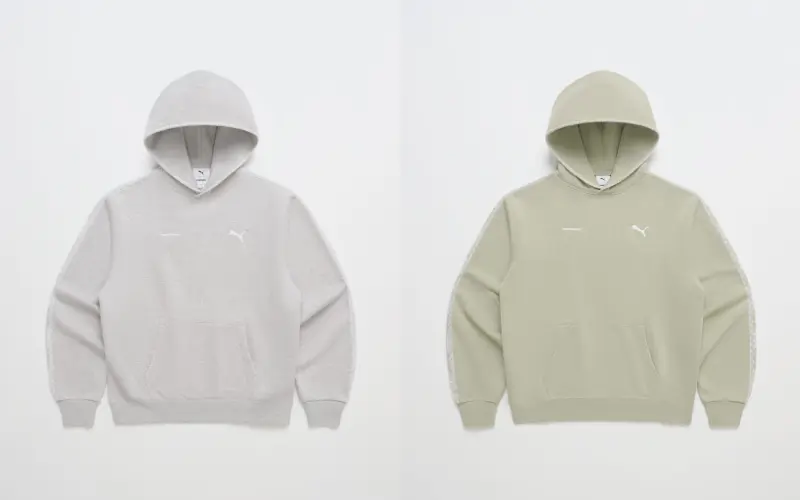 Lace Logo Fleece Hoodie