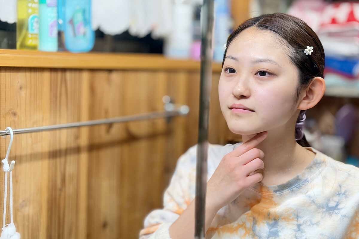 スキンケアシリーズを試用して「私の肌と相性がいい」とwakanaさん