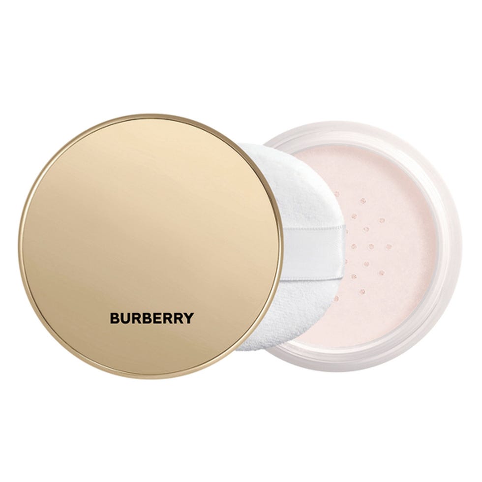 loose powder container with applicator