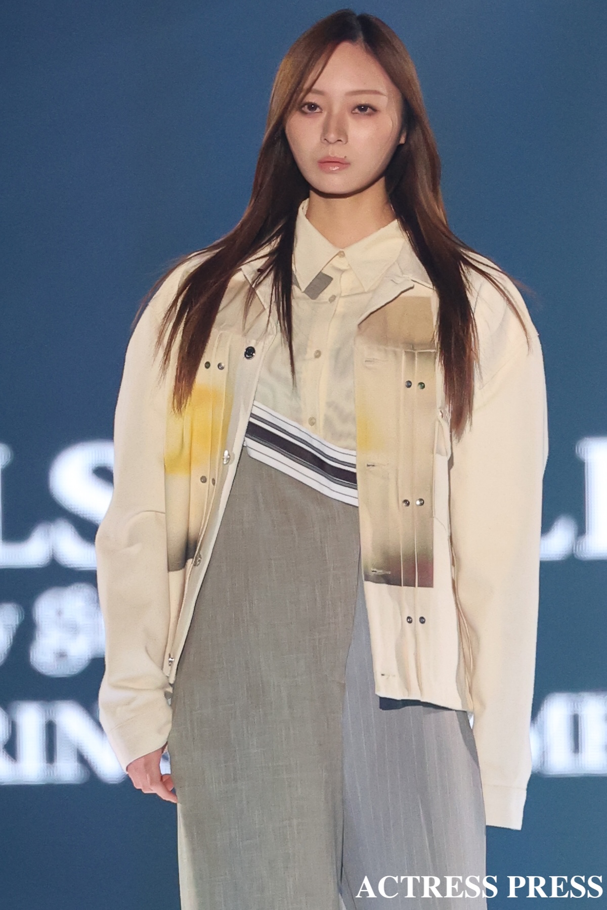 梅澤美波／2026年3月14日、国立代々木競技場　第一体育館にて開催の『TGC 2026 S/S）』にて。撮影：ACTRESS PRESS編集部