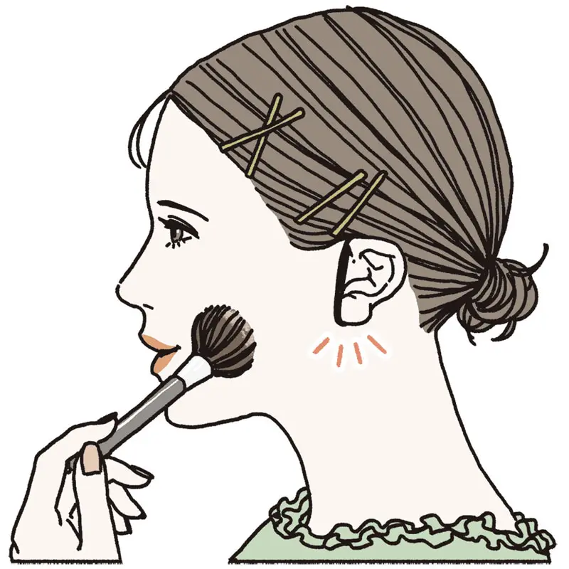 耳ほぐしイラスト