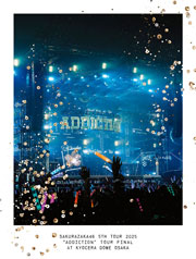 【Amazon.co.jp限定】5th TOUR 2025 “Addiction” TOUR FINAL at KYOCERA DOME OSAKA (完全生産限定盤) (DVD) - 櫻坂46 (オリジナル三方背収納ケース付)