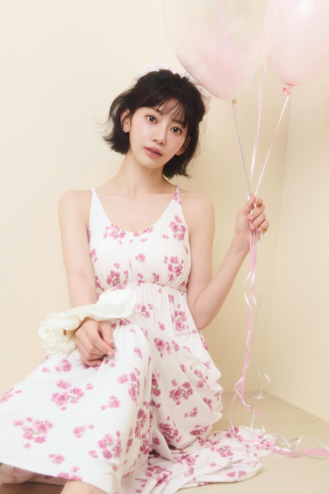 さくら柄カップインワンピース 10,780円