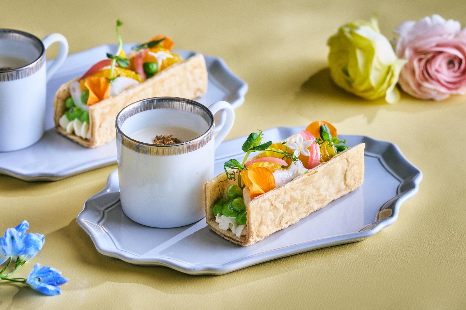 フラワーガーデン着想アフタヌーンティーがザ・プリンスギャラリー 東京紀尾井町で、花ケーキ＆蝶の飴細工｜写真5