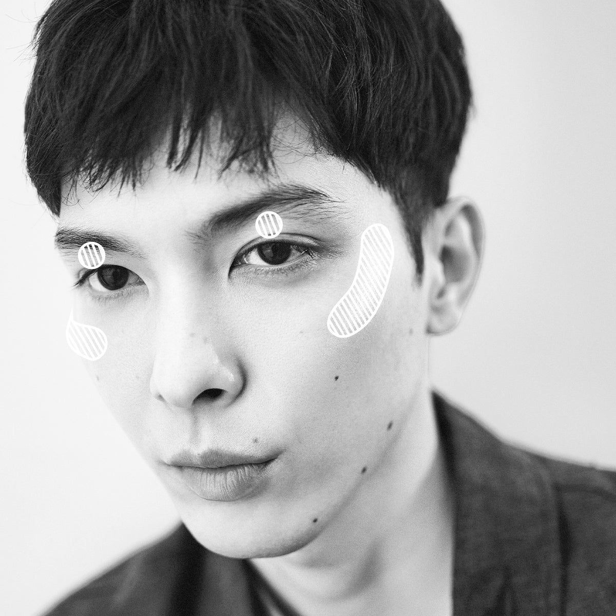 ハイライトを塗る場所