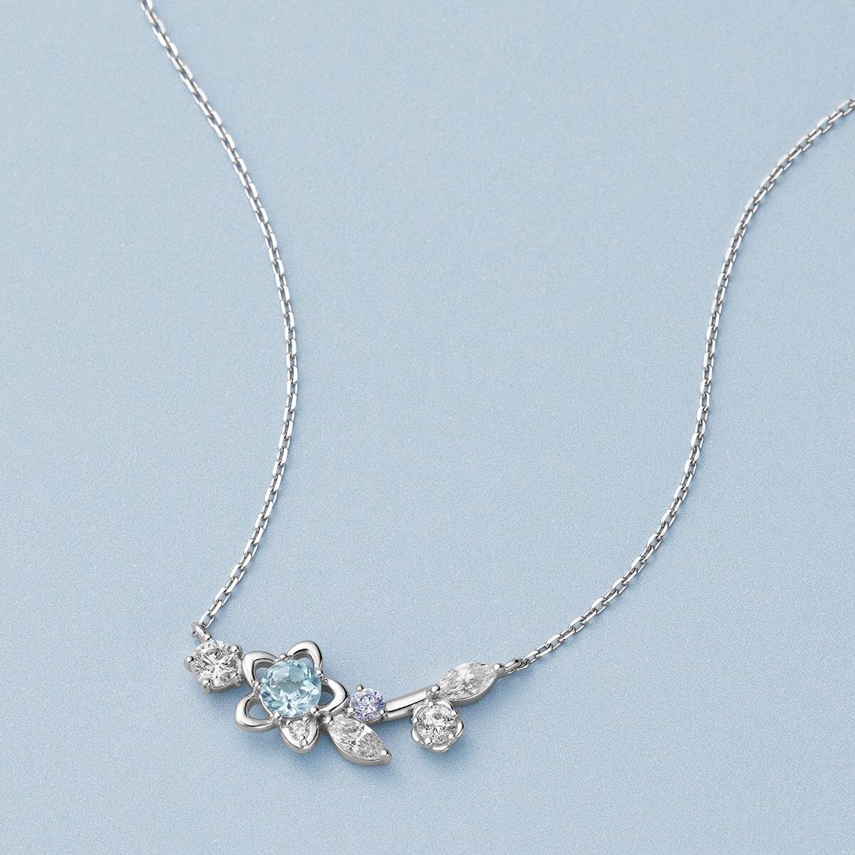 SV925(RHc) ネックレス / トパーズ / CZ 15,400円