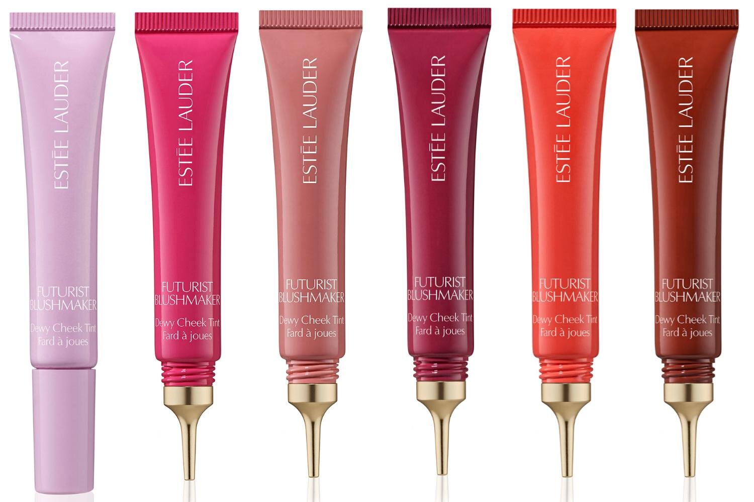 「フューチャリスト ブラッシュメーカー デューイー チーク ティント」全6色 各10mL 各6,380円