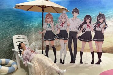 AnimeJapan ロシデレのブースでくつろぐ上坂すみれ (アリヤ) だけ