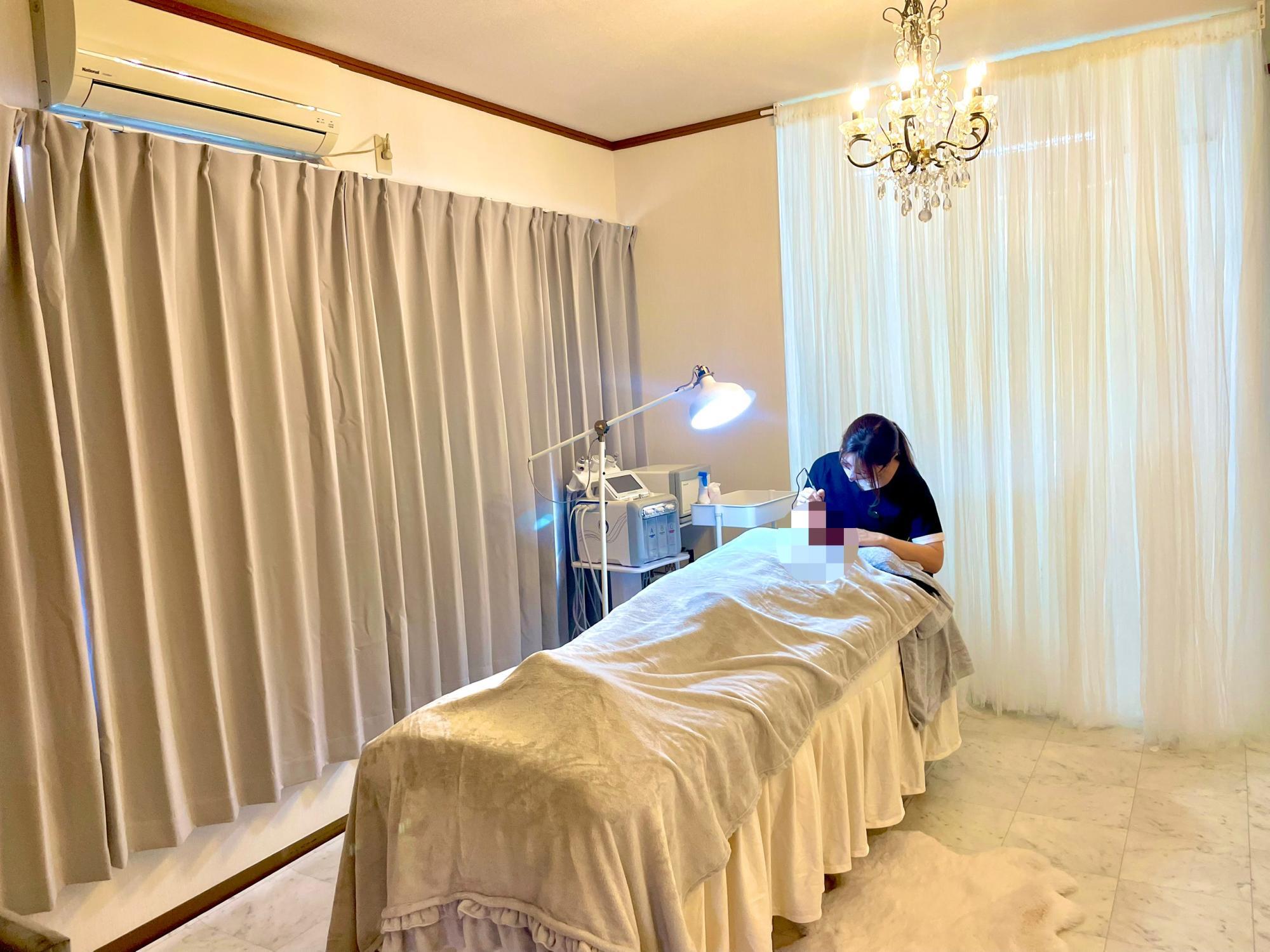 完全個室のプライベート空間