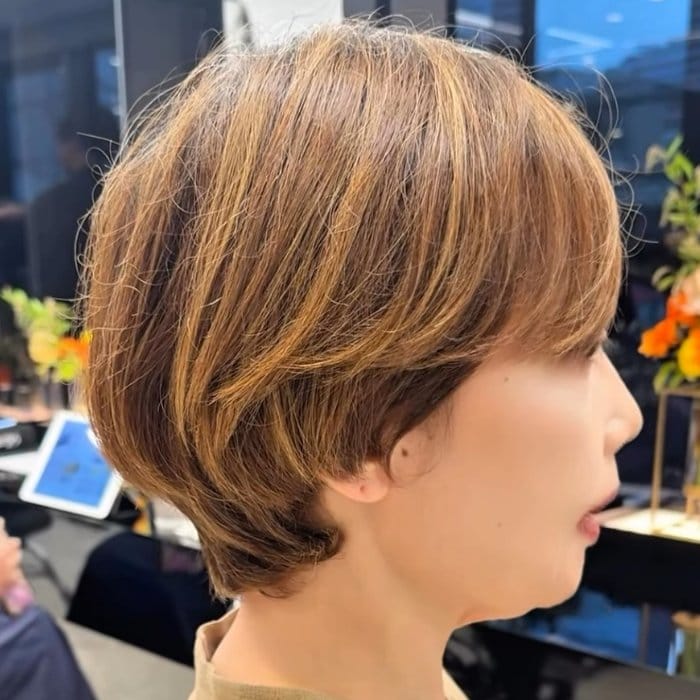 【大変身】後頭部のもたつきやダメージに悩む女性がカット&カラーで大胆イメチェン!整った印象に