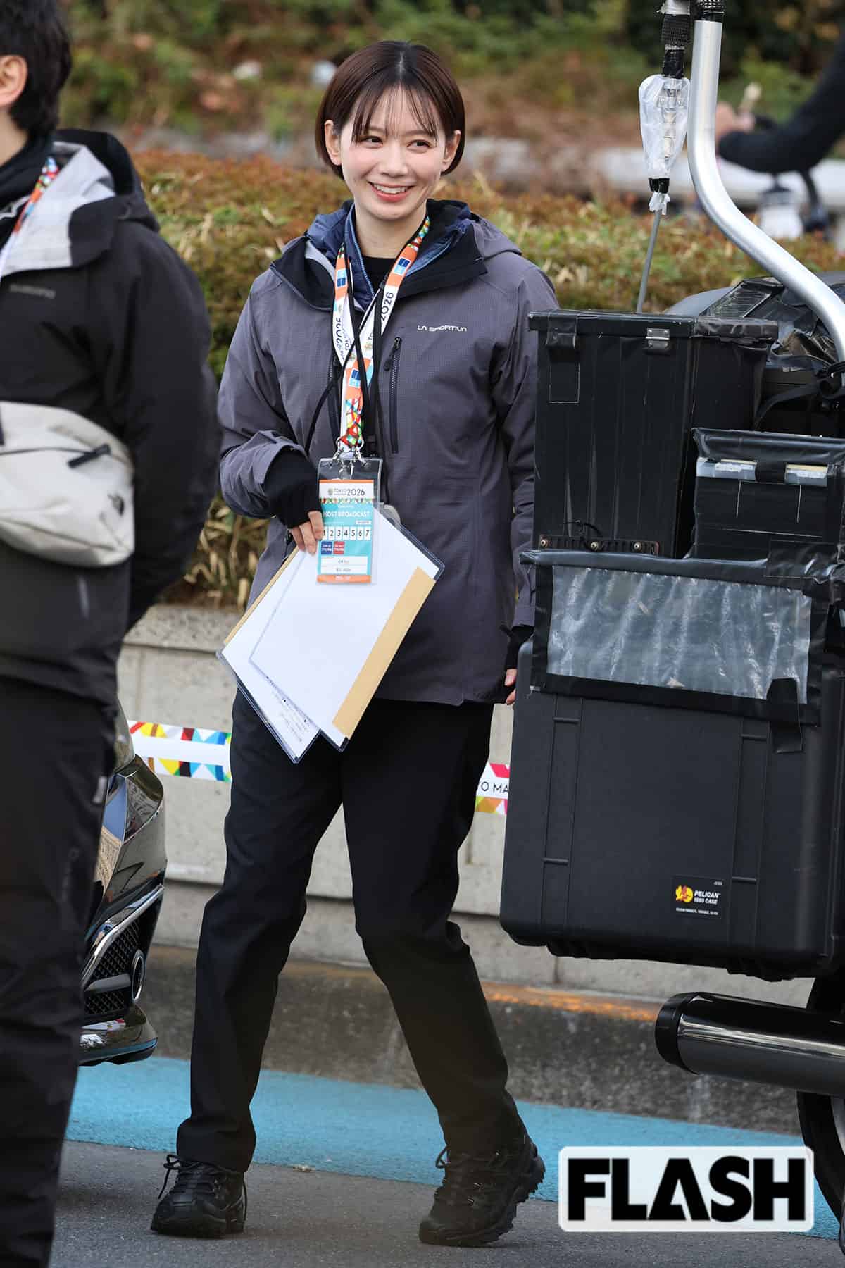 石川みなみアナは天然ぶり発揮…「東京マラソン」支えた日テレ女子アナたちのキュートな “リレー” 奮闘姿