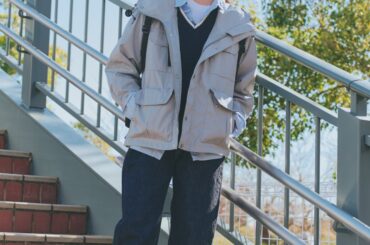 ネイビーとブルーの組わせには、足元に赤を入れよう【FUDGE 3月号連動企画-FUDGEガールの基本4スタイル | DAY 13】 | FUDGE FRIEND | ファッション