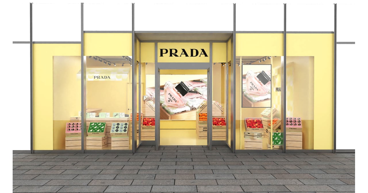 「プラダ ビューティ」が表参道でポップアップ マーケットがテーマの体験空間 「プラダ ビューティ」が表参道でポップアップ マーケットがテーマの体験空間