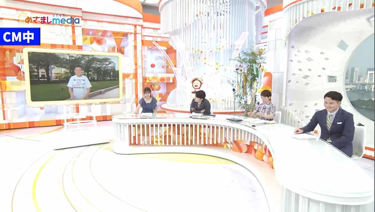 先輩アナから上垣皓太朗アナに対する発言が炎上している（「めざましmedia」の公式YouTubeより）