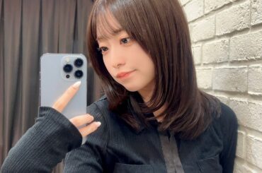 石飛エリカさん、髪を少し明るくしました🌟