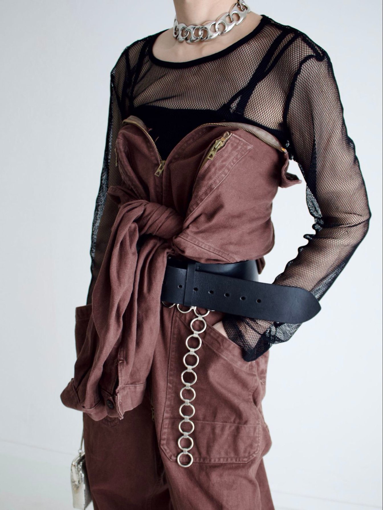 60S FRANCE COVERALLS BROWN