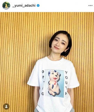 安達祐実さんのインスタグラム（＠_yumi_adachi）より