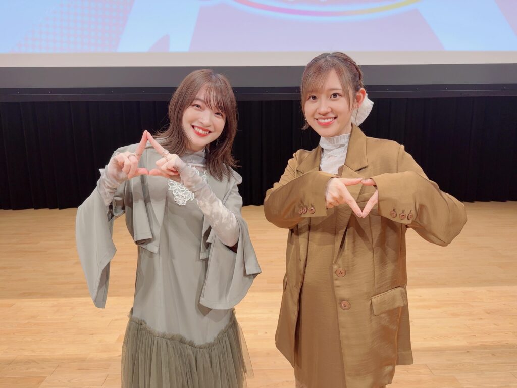 上田麗奈と高橋李依「シゴハジ8.1周年記念イベント」より