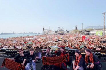 高雄メガポートフェスティバルにケソクバンド代表として青山吉能と長谷川育美が参加